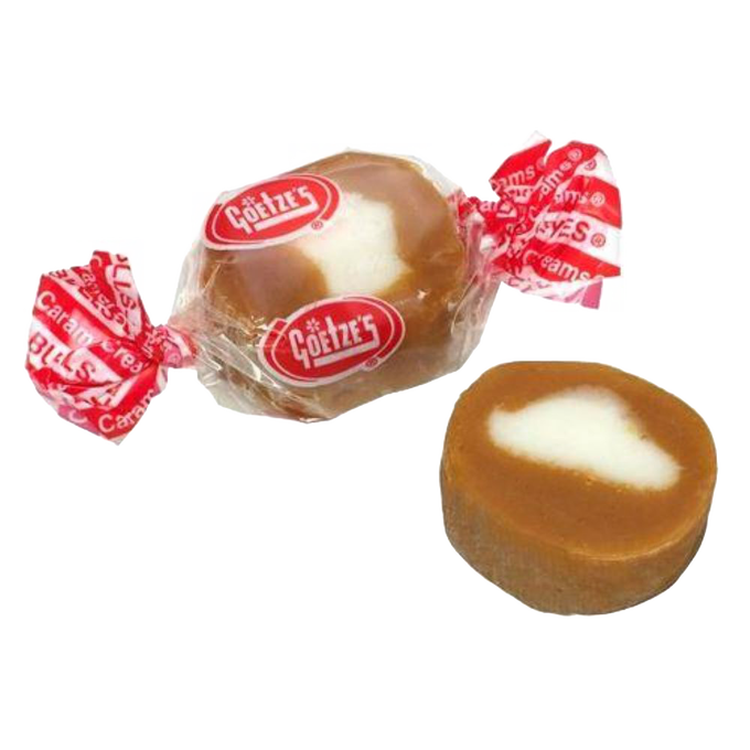 Individually wrapped classic caramel candy with a soft creamy center, handcrafted in the USA, perfect for snack lovers seeking nostalgic treats in Kitchen & Food and Best Sellers collections.