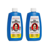 Two blue plastic bottles of Mrs. Stewart’s laundry bluing with white caps, featuring vintage-style labels that promote eco-friendly, non-toxic formula for safely whitening clothes, ideal for Home & Decor and Laundry Supplies collections.