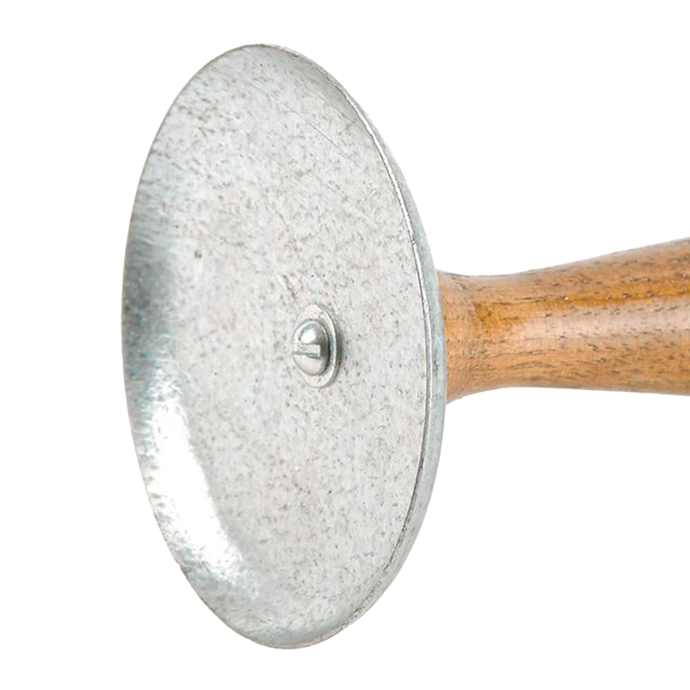 Handcrafted hog scraper with wooden handle and metal blade, made in USA, essential for butchering, featured in Kitchen & Food, Specialty Equipment, Butchering Supplies, USA Made, Best Sellers, and Promo Eligible collections