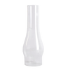 Clear glass oil lamp chimney with 3-inch base diameter, handcrafted for durability, suitable for Lamps & Lighting, Parts and Accessories, Chimneys and Globes, Best Sellers, and Promo Eligible collections.