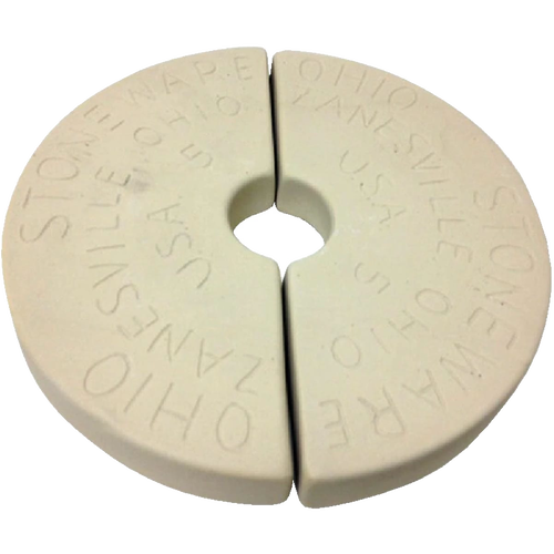 Handcrafted ceramic weight stones made in USA, designed to fit numbered crocks for keeping food submerged during fermenting and pickling in Kitchen & Food, Food Preservation, and USA Made collections.