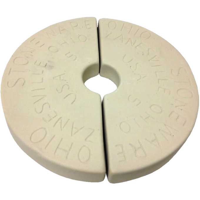 Handcrafted ceramic weight stones made in USA, designed to fit numbered crocks for keeping food submerged during fermenting and pickling in Kitchen & Food, Food Preservation, and USA Made collections.