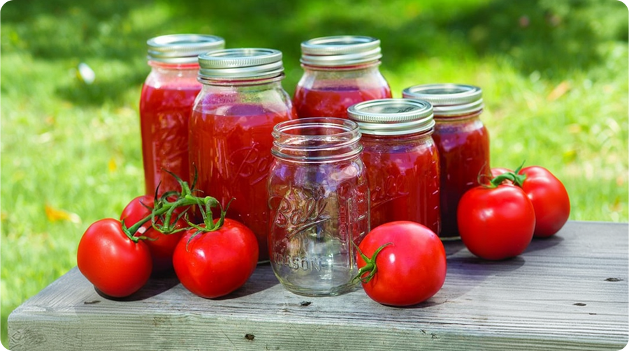 canning jars and accessories